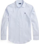 Polo Ralph Lauren Classic Fit Linen Button-Up Shirt