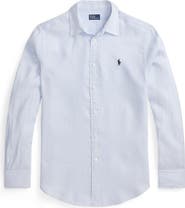 Polo Ralph Lauren Classic Fit Linen Button-Up Shirt