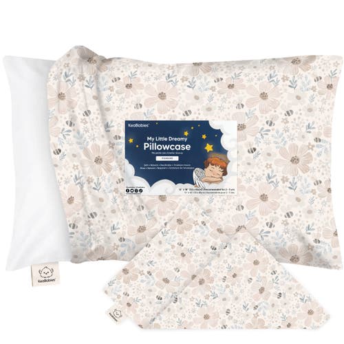 Keababies Printed Toddler Pillowcase 13x18" In Flora Vale