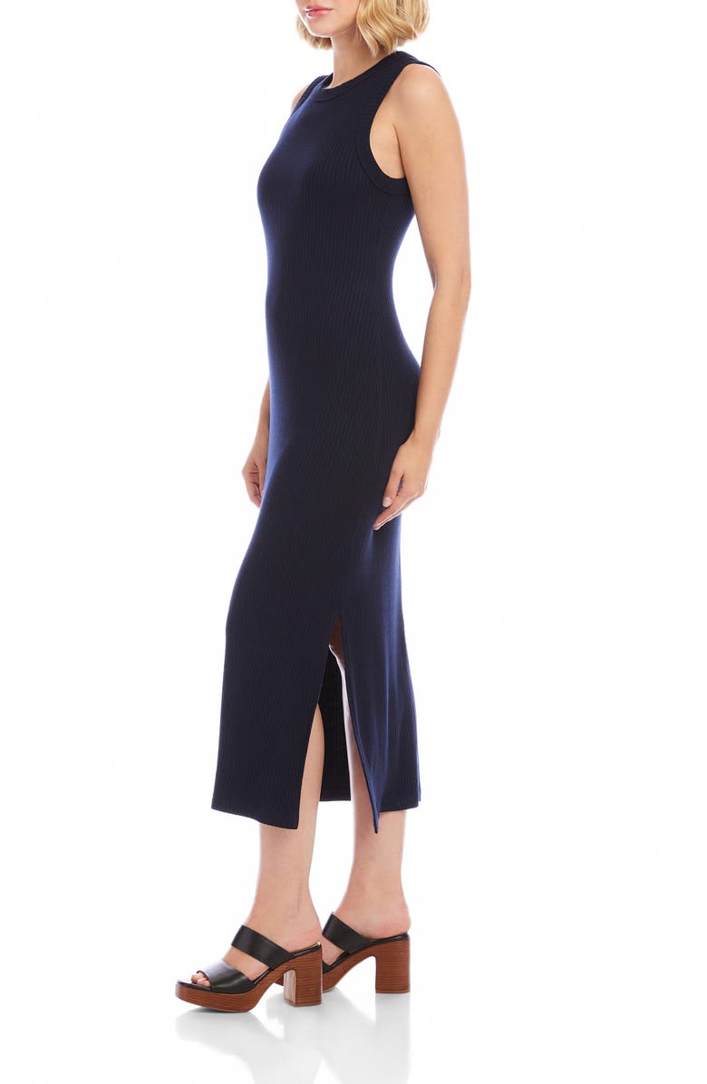 Karen Kane Rib Column Midi Dress, Alternate, color, 