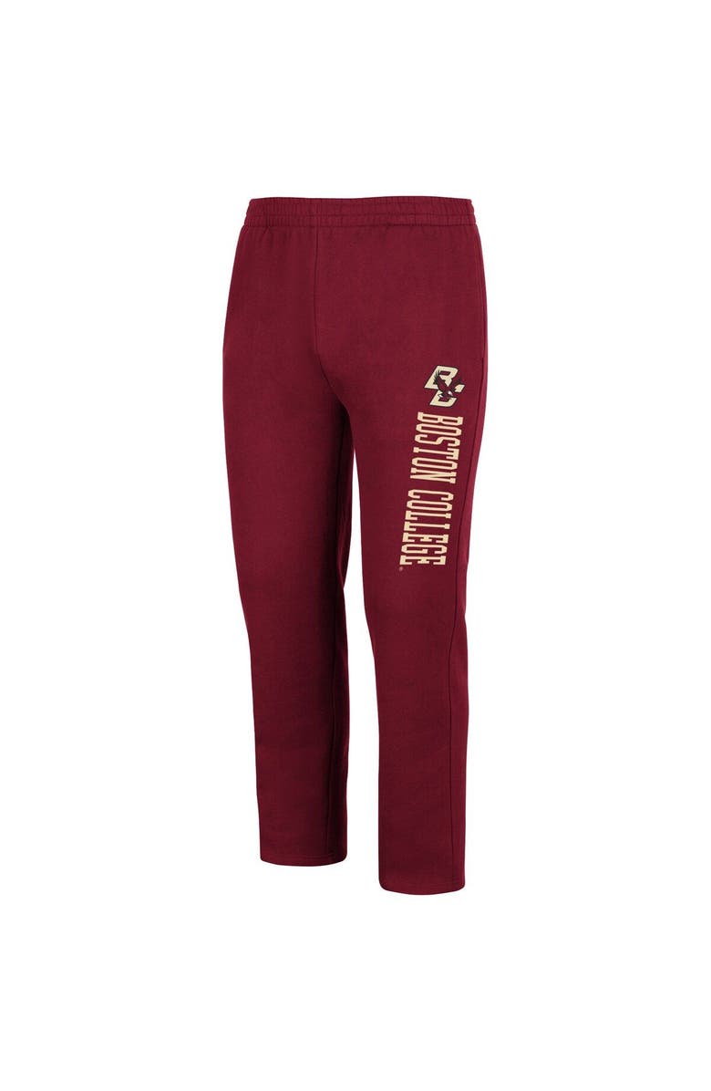 COLOSSEUM Men's Colosseum Maroon Boston College Eagles Fleece Pants, Alternate, color, 
