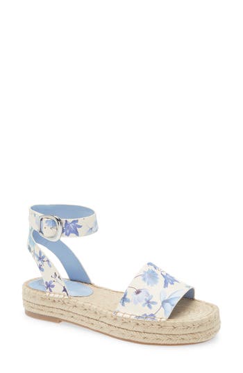 Vince Camuto Darna Ankle Strap Platform Sandal In Blue