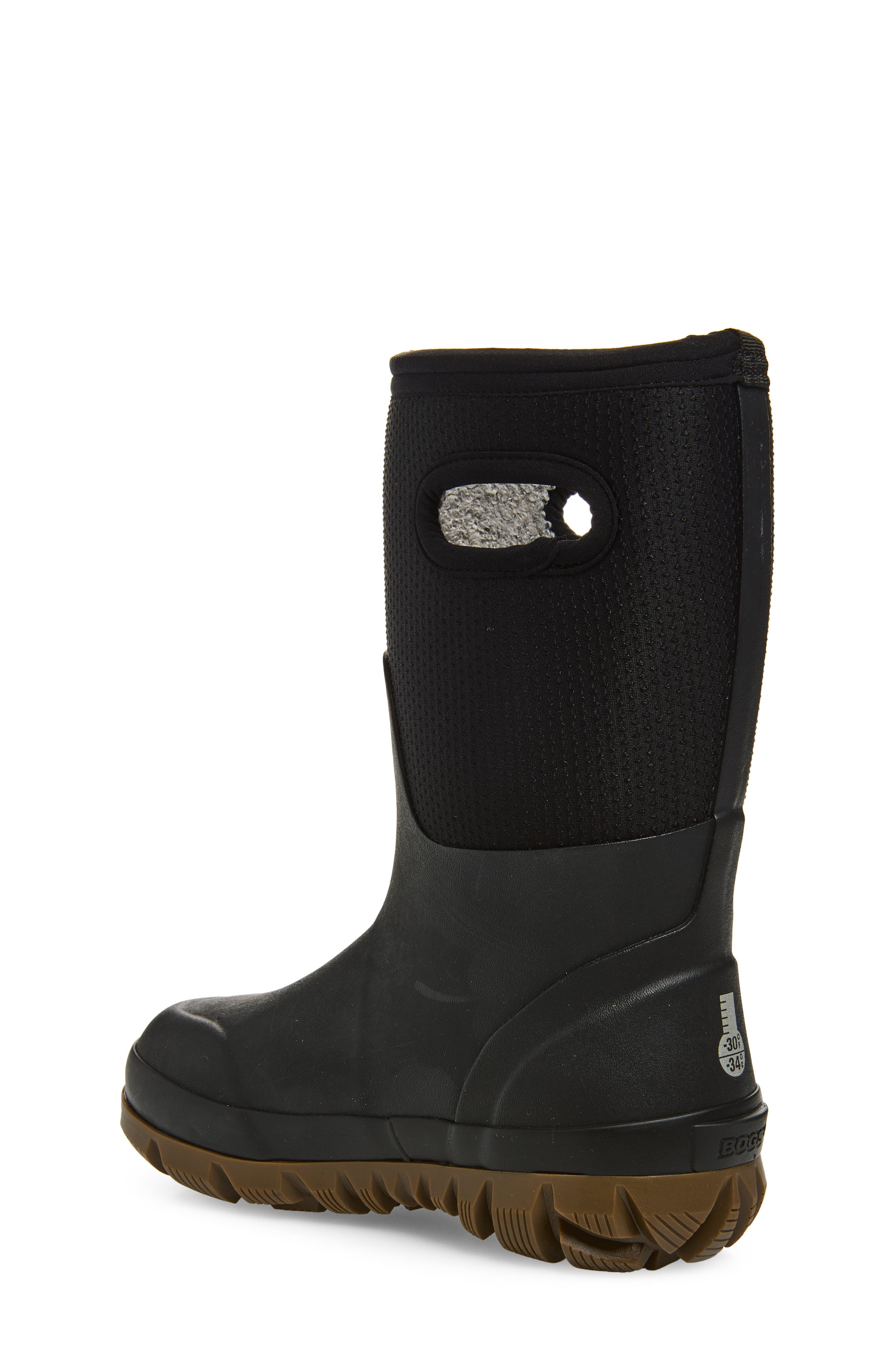 Bogs Kids' Whiteout Dots Waterproof Insulated Boot, Alternate, color, Black