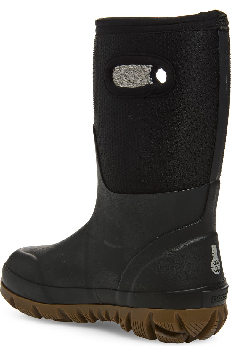Bogs Kids' Whiteout Dots Waterproof Insulated Boot, Alternate, color, Black