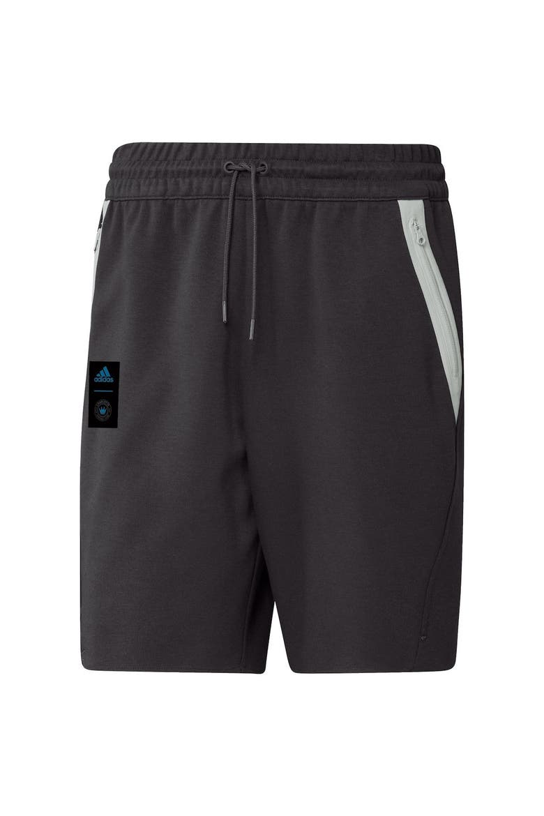 Men's adidas Black Charlotte FC 2023 Player Travel Shorts, Main, color, Black
