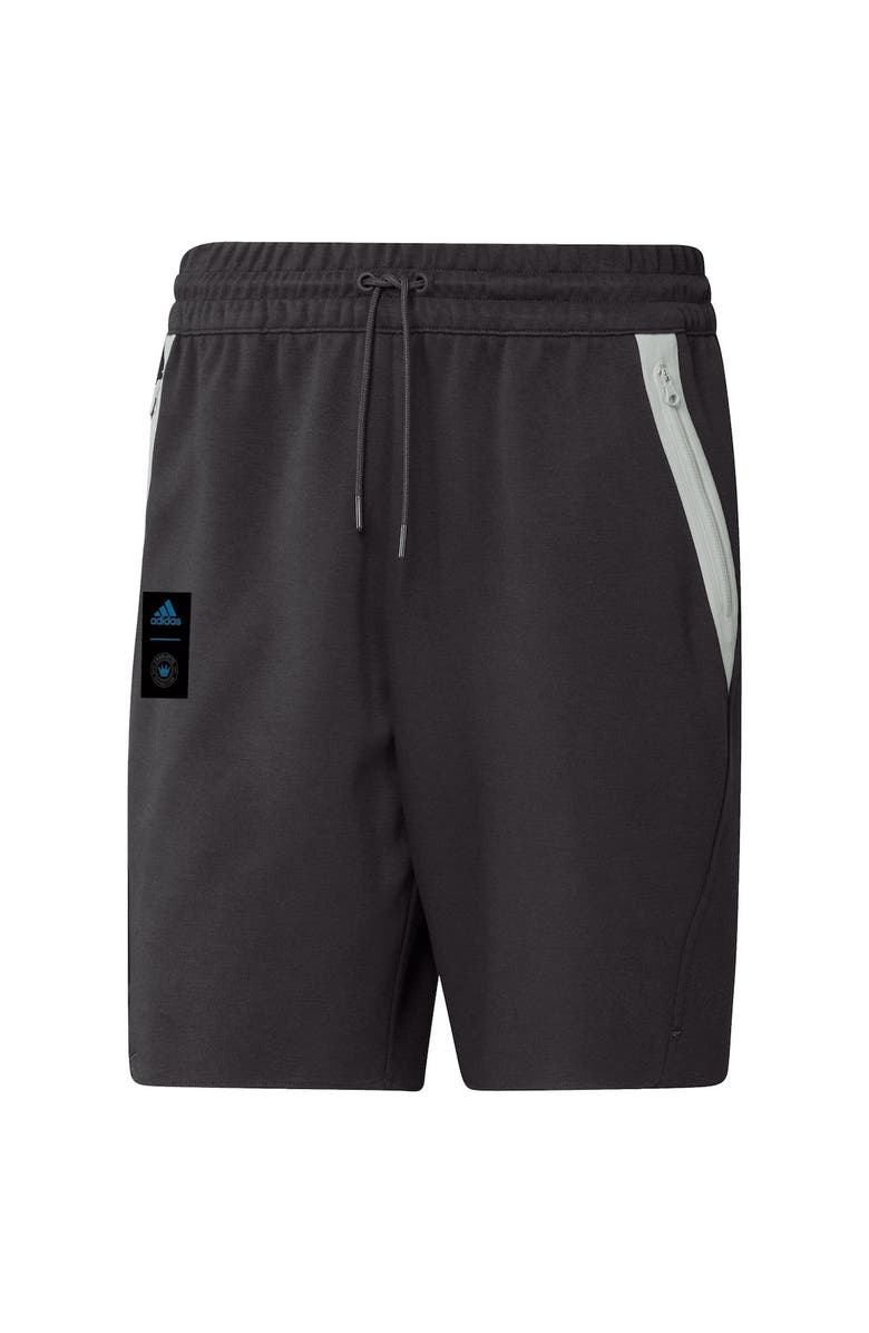 adidas Men's adidas Black Charlotte FC 2023 Player Travel Shorts, Main, color, Black