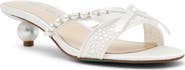 Betsey Johnson Mandy Kitten Heel Sandal