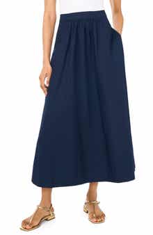 Poplin Maxi Skirt