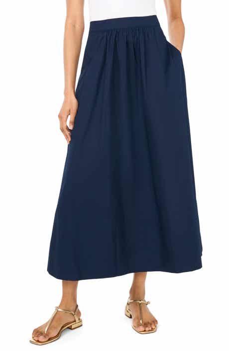 Poplin Maxi Skirt