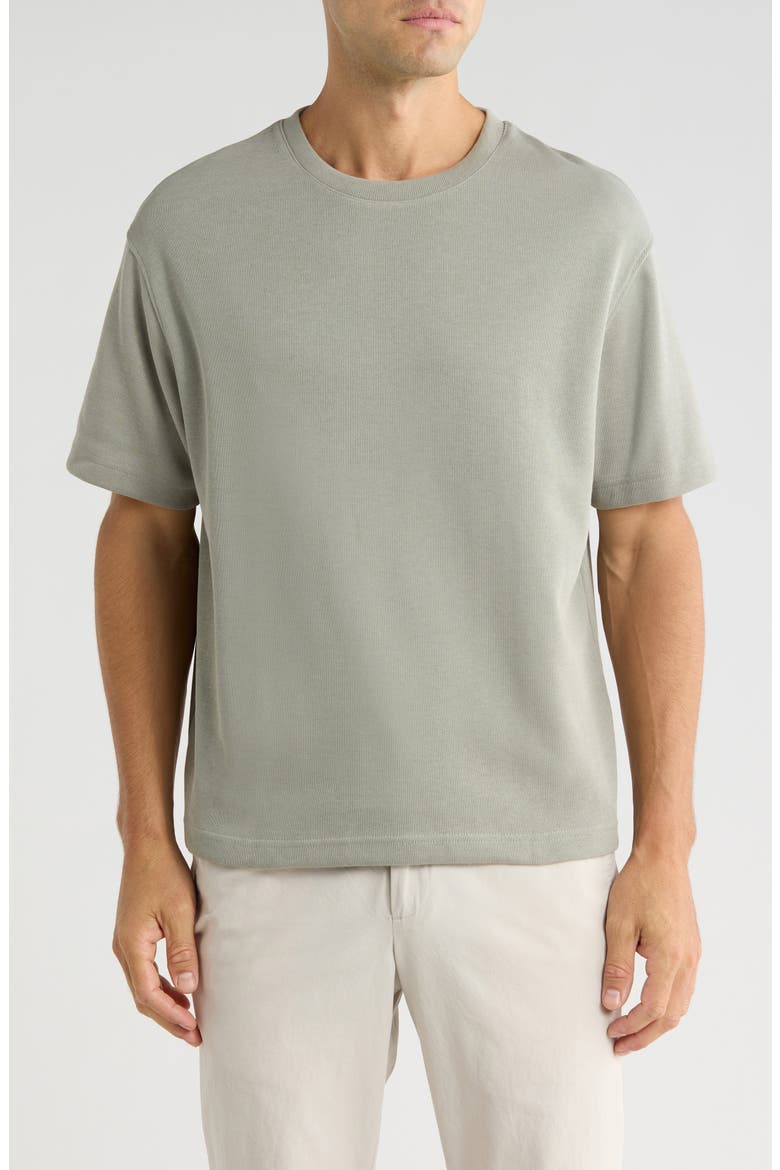 Heavyweight Cotton Blend T-Shirt, Main, color, WILLOW GREEN