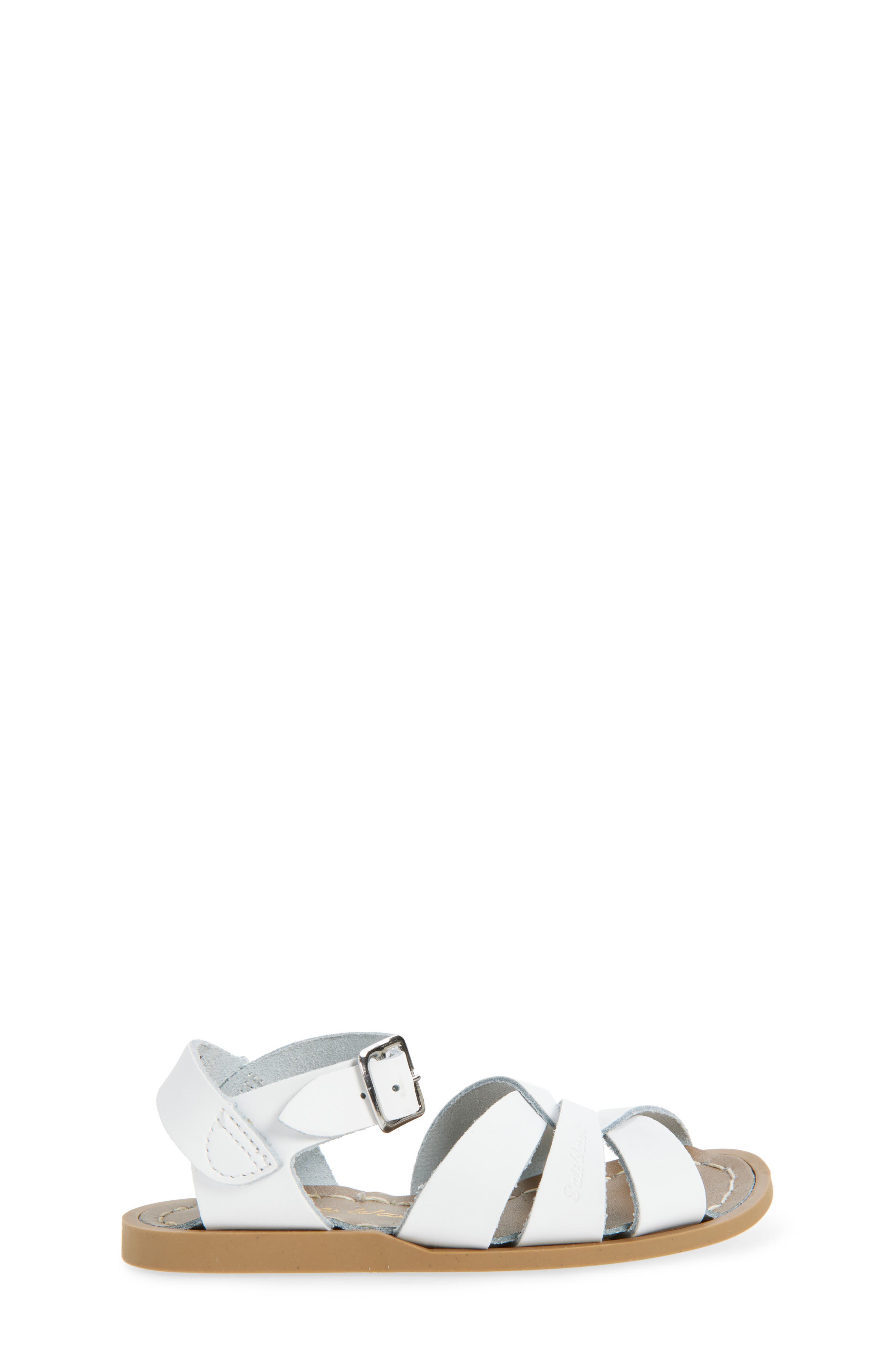 Salt Water Sandals by Hoy Kids' Salt Water Ankle Strap Sandal, Alternate, color, White
