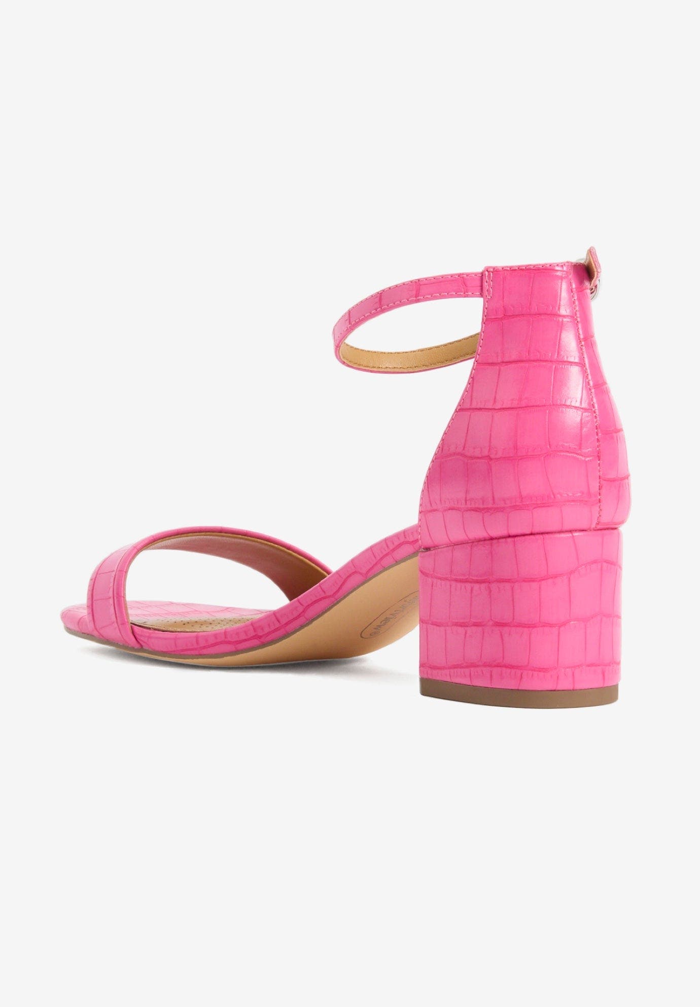 The Orly Sandal, Alternate, color, PINK CROCO