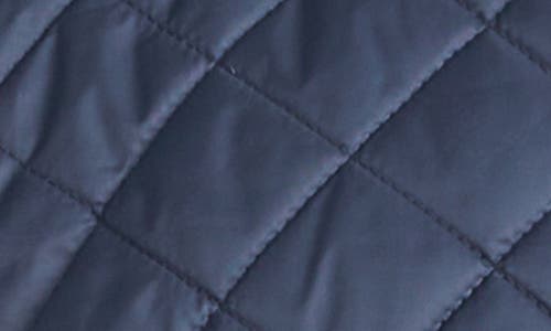 Flynt Diamond Quilted Jacket In Navy