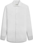 Bugatchi Axel Shaped Fit Woven Seersucker Cotton Button-Up Shirt