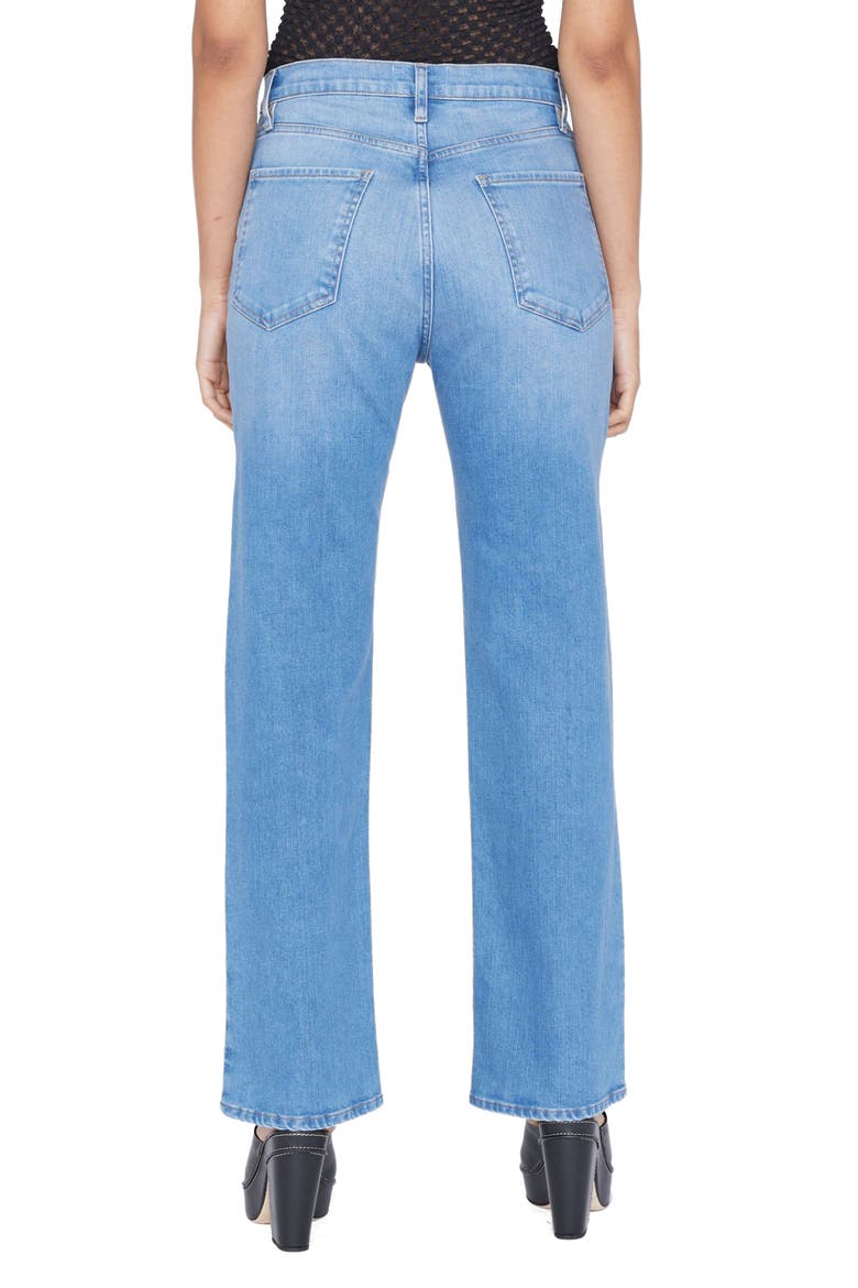 Le Jane High Waist Ankle Straight Leg Jeans, Alternate, color, DEEPWATER