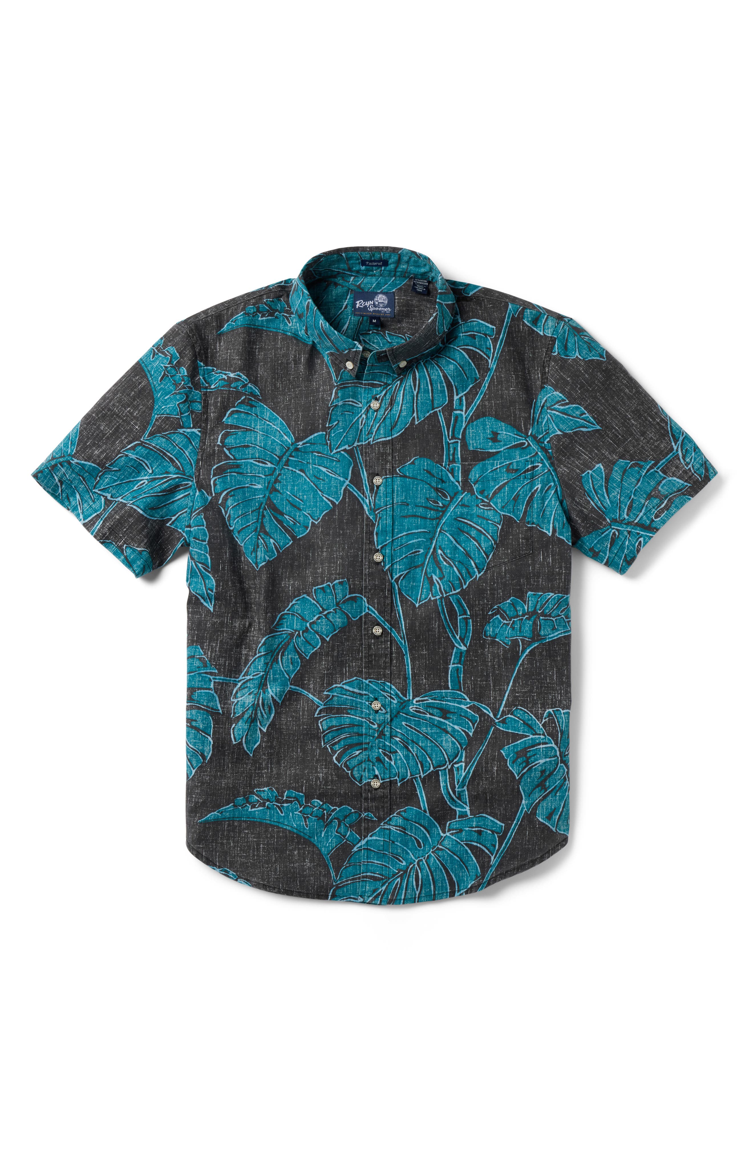 Reyn Spooner Kainapu Tailored Fit Frond Print Short Sleeve Button-Down ...