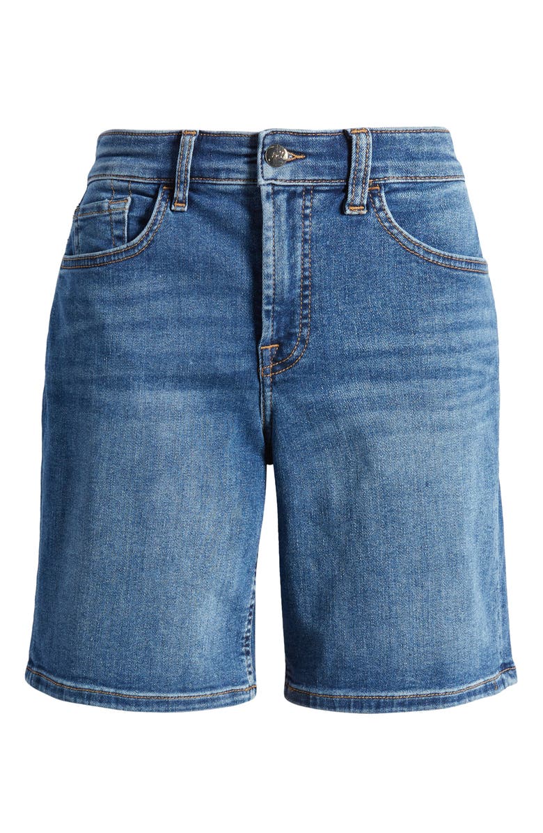 JEN7 by 7 For All Mankind Boyfriend Mid Thigh Denim Shorts, Alternate, color, 