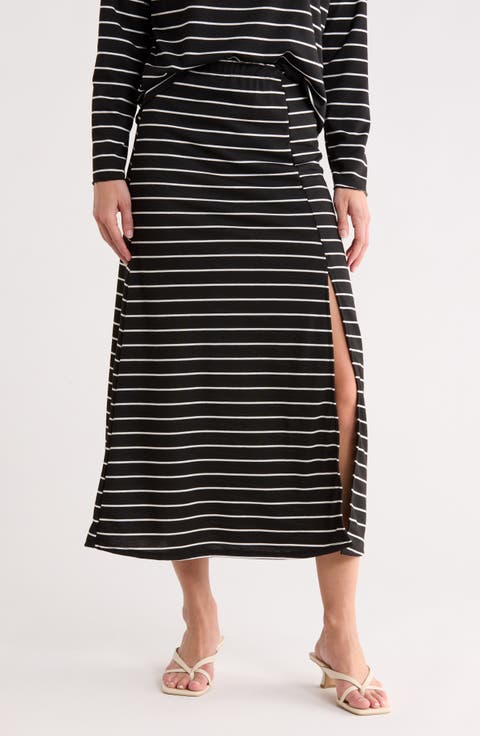 Slit Maxi Skirt
