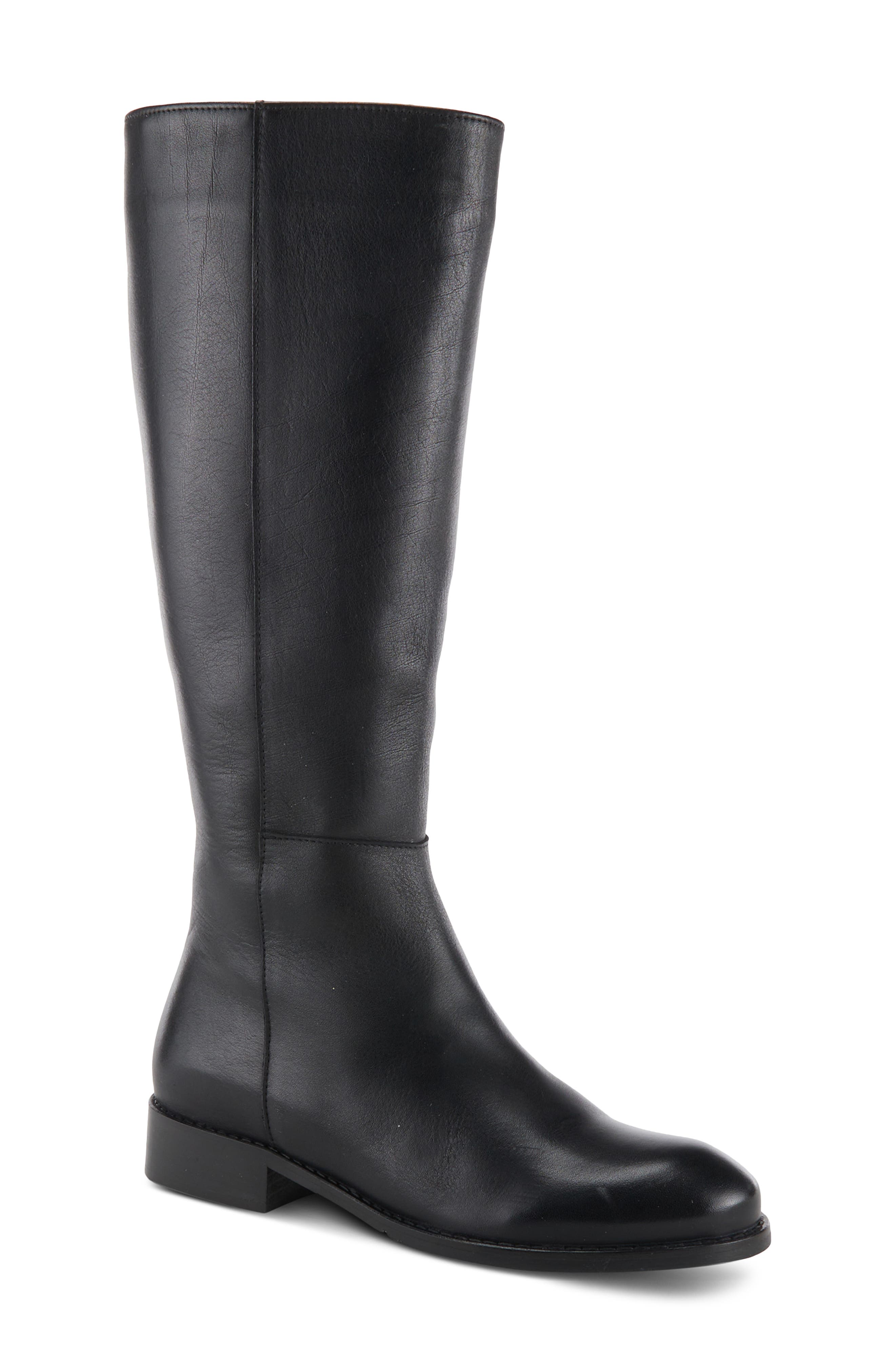 Spring Step Hightail Knee High Boot, Main, color, Black