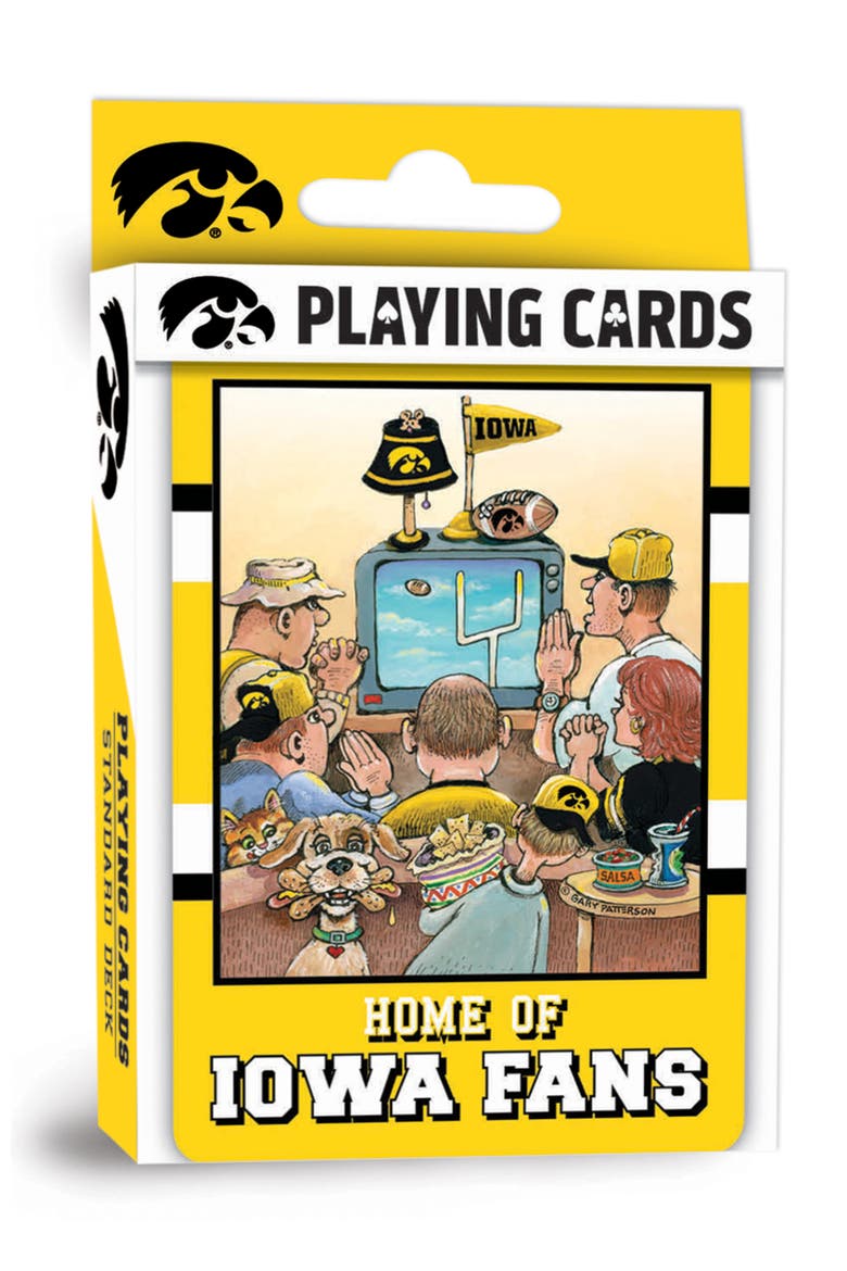 Iowa Hawkeyes Fan Deck Playing Cards, Main, color, Multicolor
