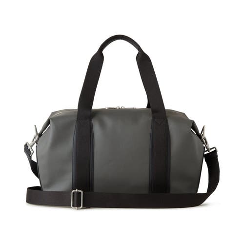 Mulberry Dalston Leather Holdall Duffle In Asphalt-black