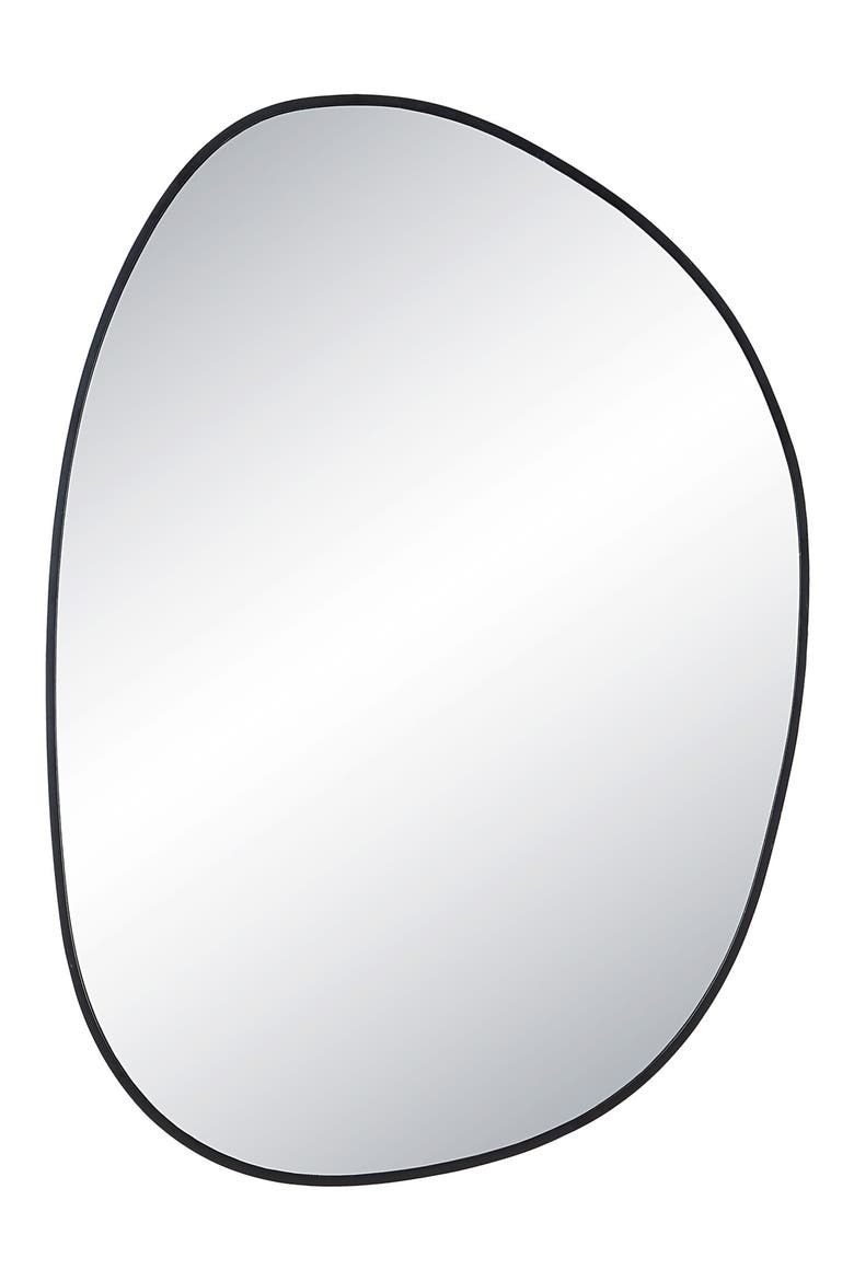 Bozeman Oblong Mirror, Main, color, MATTE BLACK