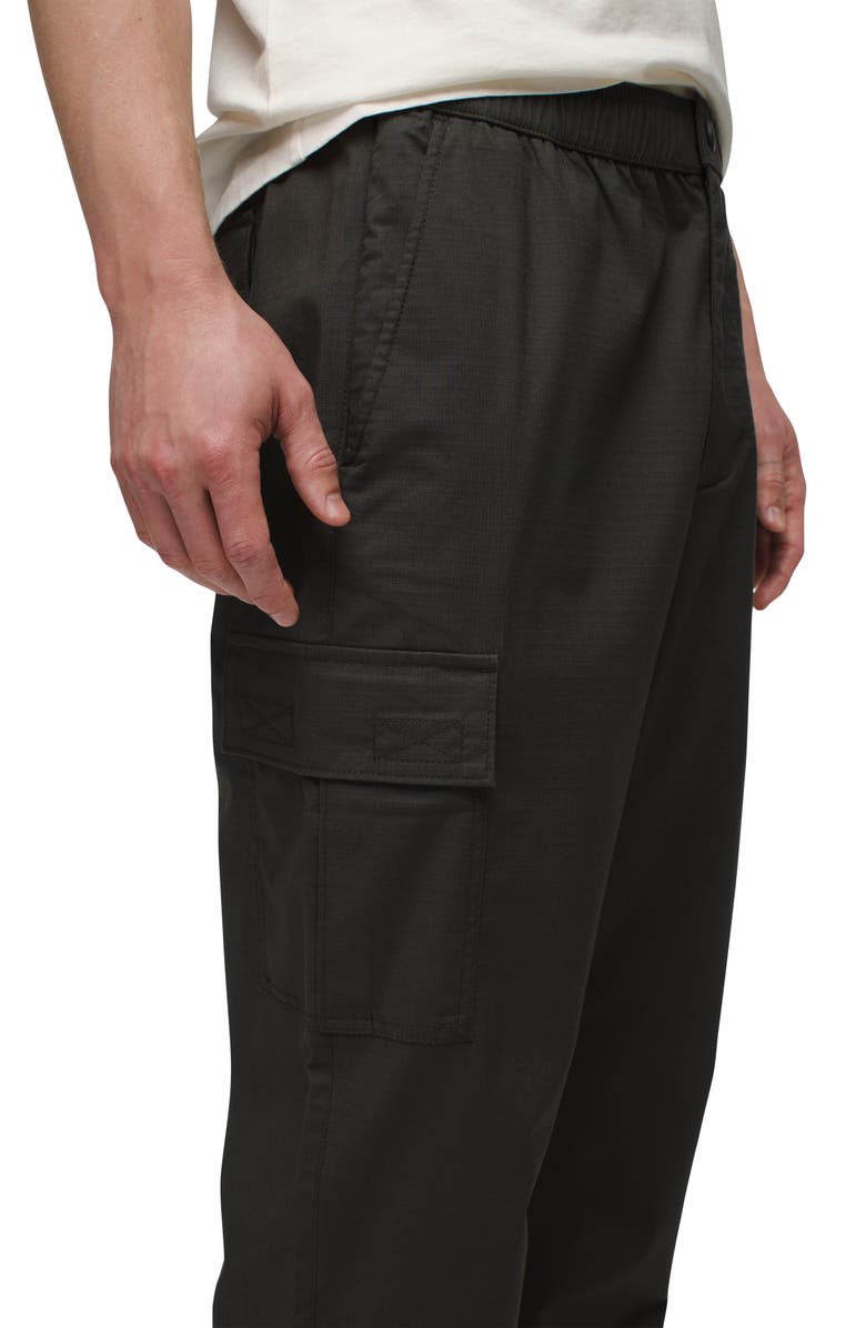 prAna Palisades Organic Cotton Blend Cargo Pants, Alternate, color, Dark Iron