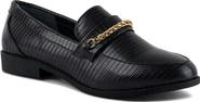 LONDON RAG Vouse Croc Embossed Bit Loafer