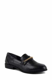 LONDON RAG Vouse Croc Embossed Bit Loafer