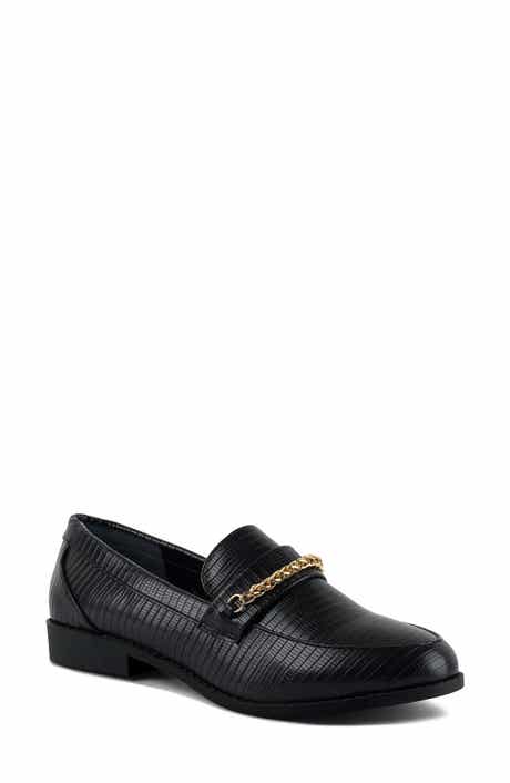 LONDON RAG Vouse Croc Embossed Bit Loafer