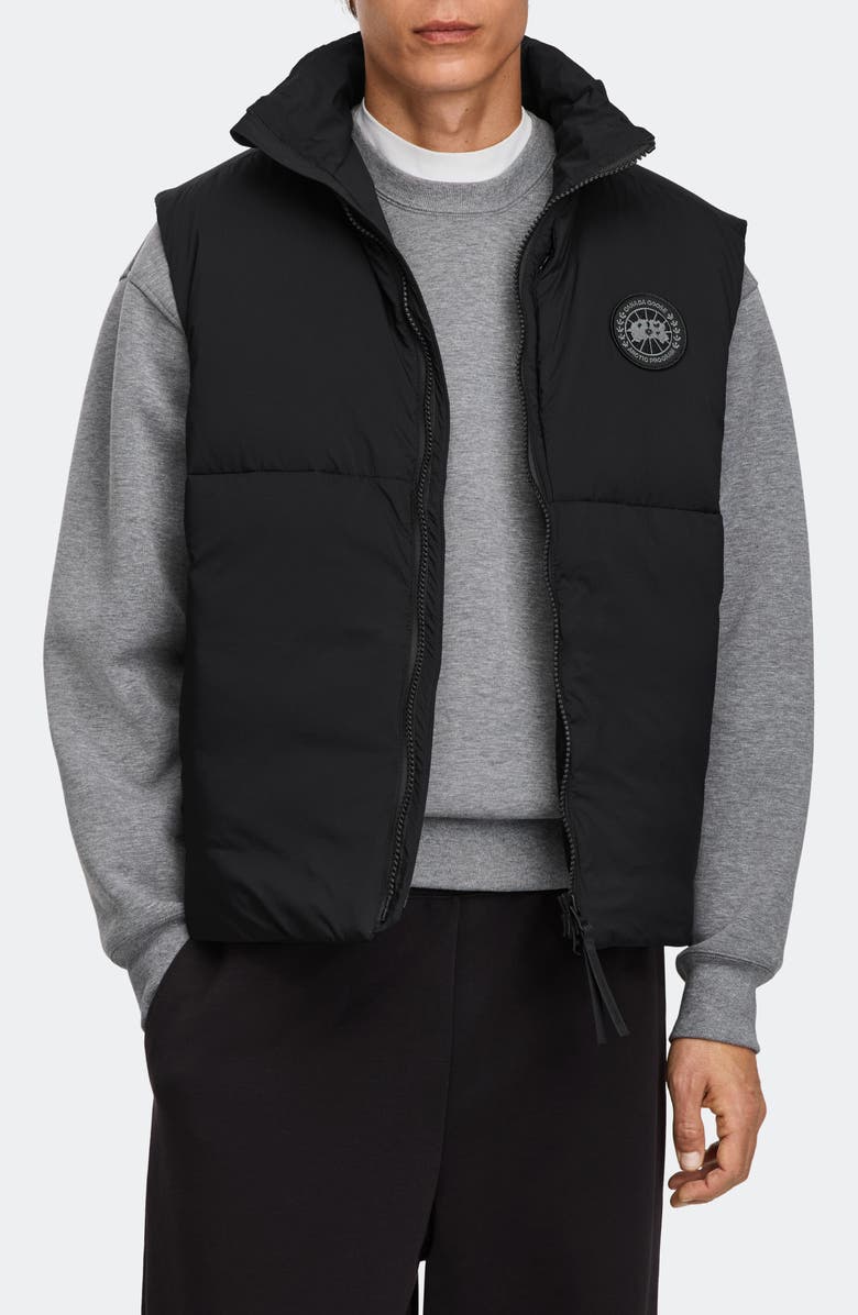 Canada Goose Lodge Packable 750 Fill Power Down Vest, Alternate, color, Black - Noir
