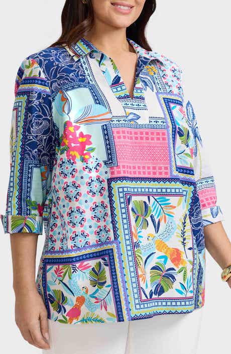 Julia Print Popover Shirt
