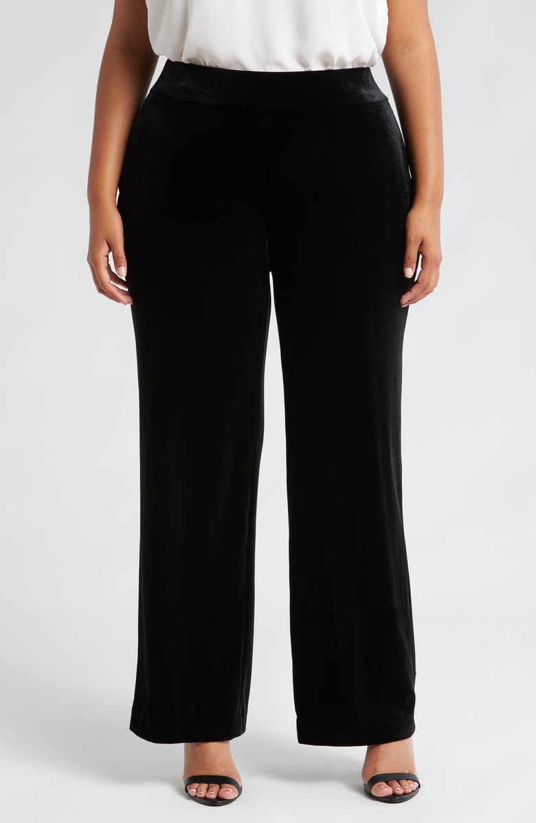 Anne Klein Pull-On Wide Leg Pants, Main, color, 