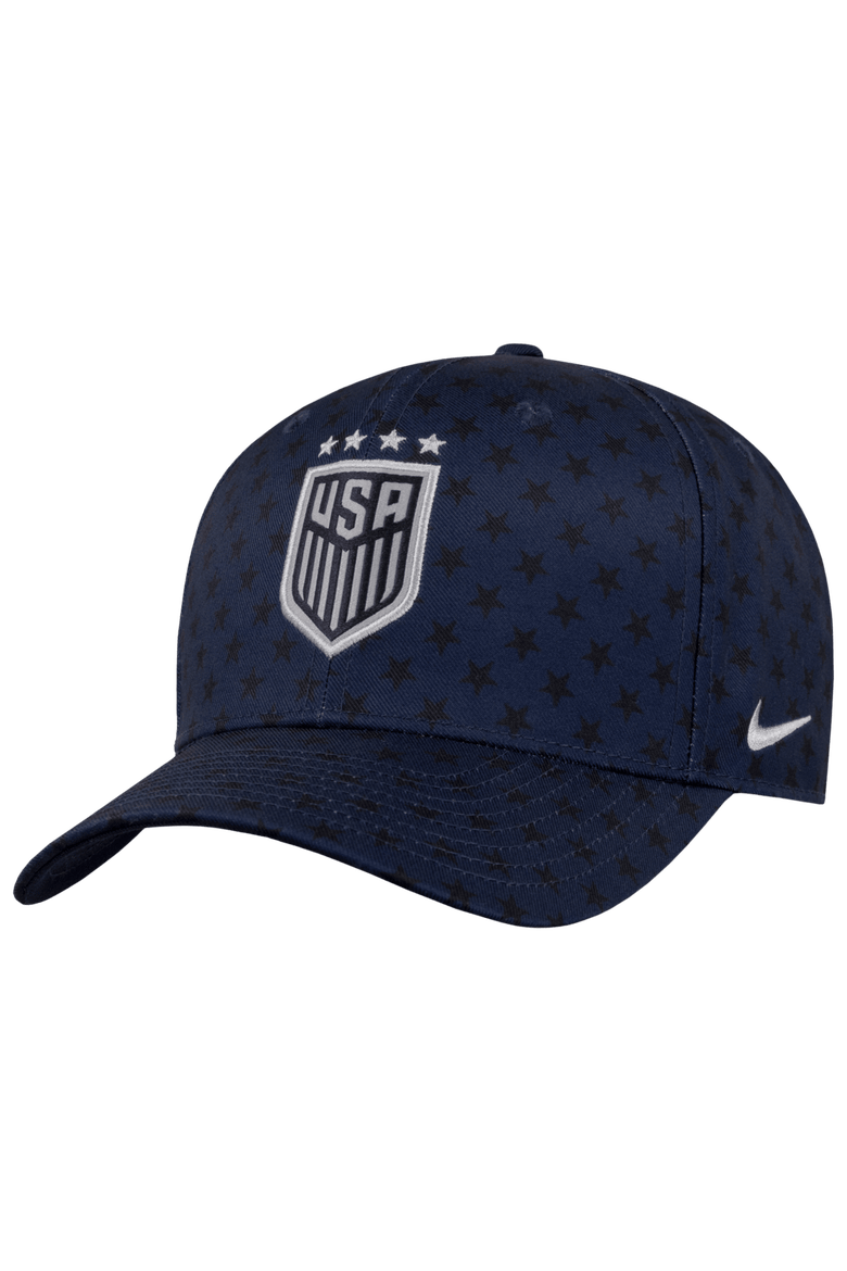 Men's Nike  Navy USWNT Rise A-Frame Adjustable Hat, Main, color, Navy