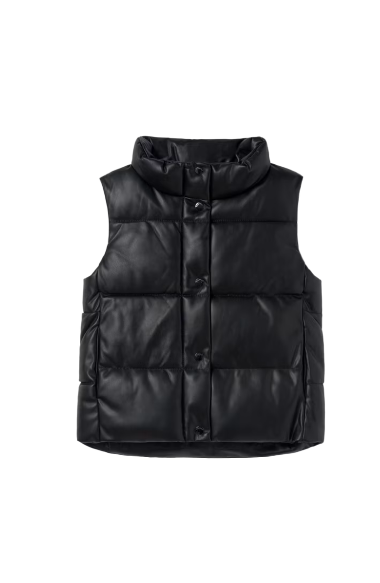 Mayoral Padded Vest, Main, color, Black