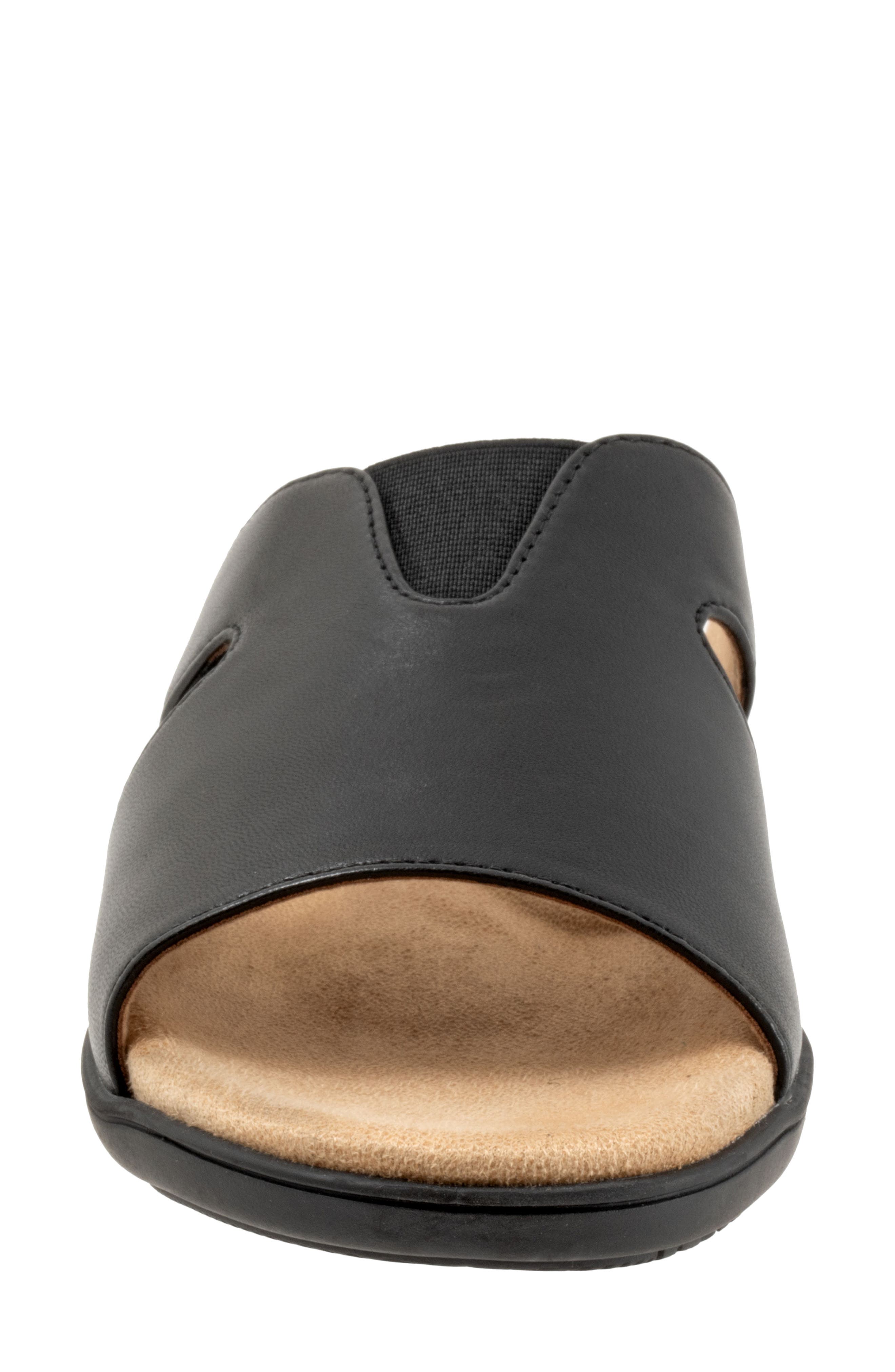 Trotters Roxine 2.0 Slide Sandal - Multiple Widths Available, Alternate, color, Black