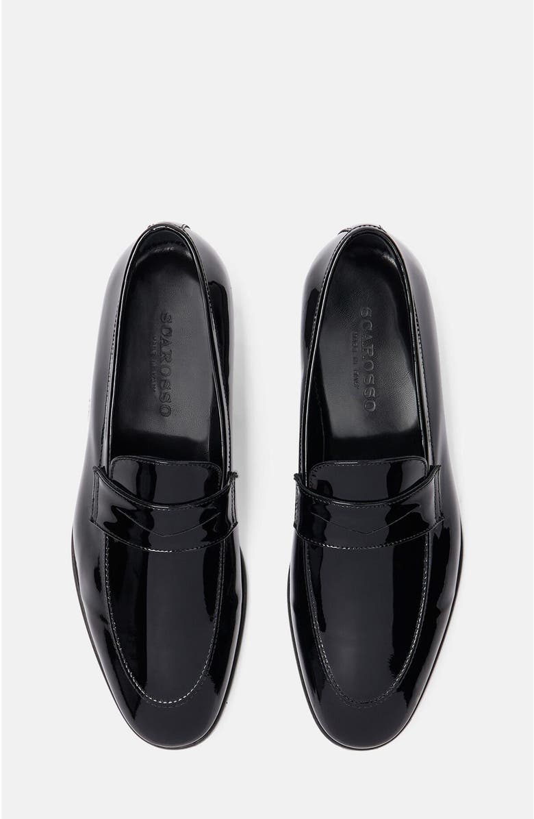 SCAROSSO Marzio Loafers, Alternate, color, Black - Patent Leather