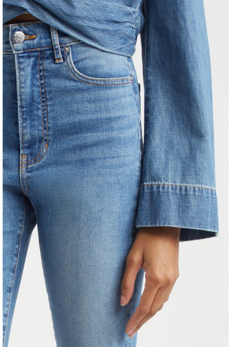 Carson High Waist Kick Flare Jeans, Alternate, color, FRENCH KISS