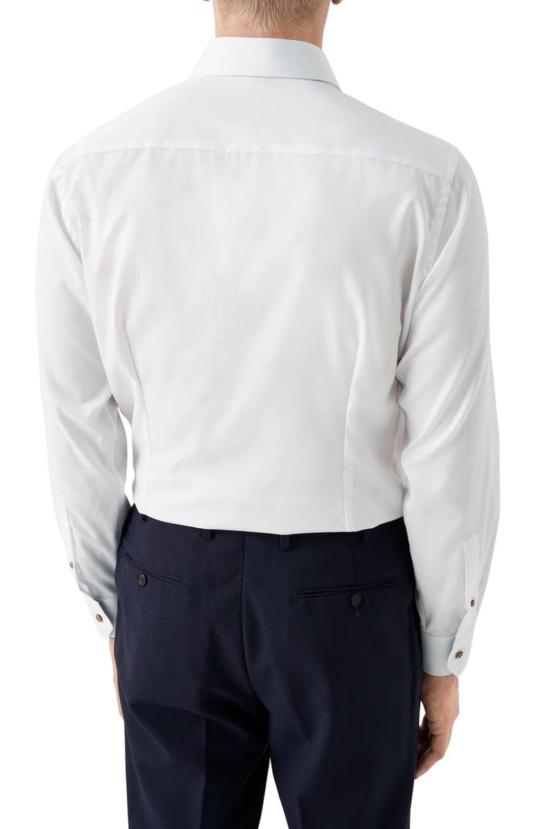 Eton Slim Fit Cotton Twill Dress Shirt, Alternate, color, 