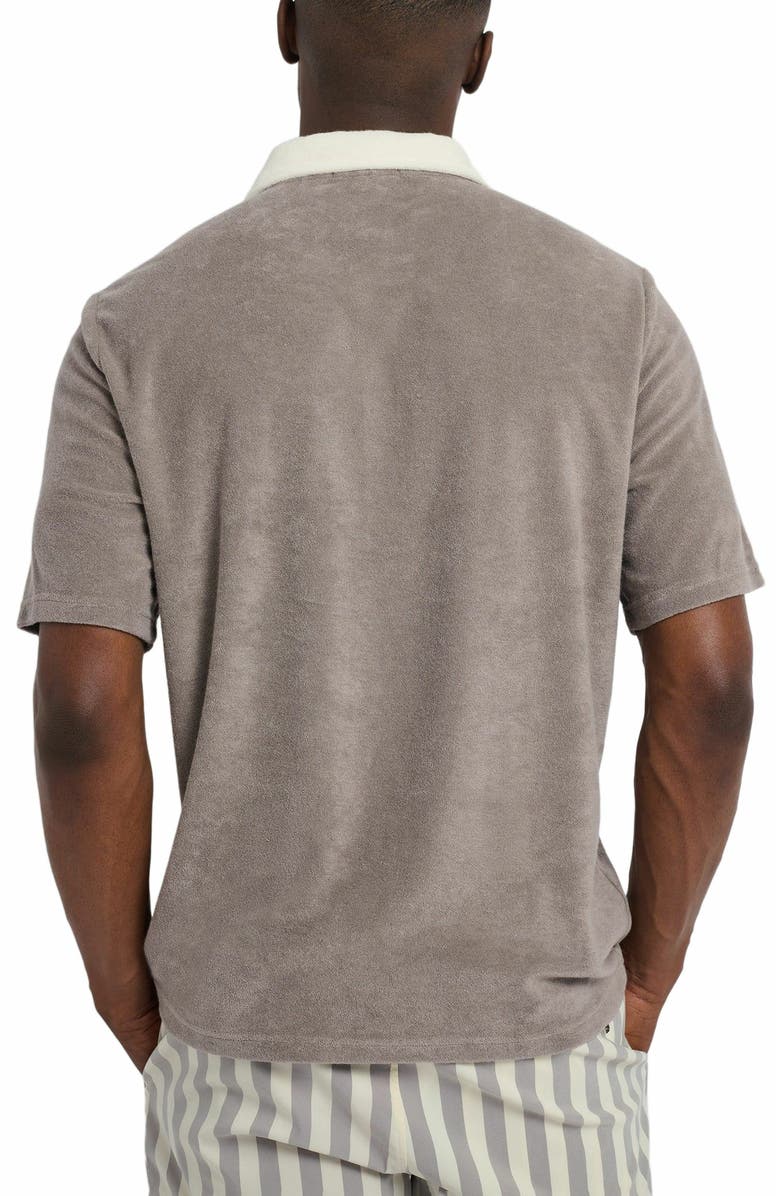 Onia Oversized Towel Terry Polo, Alternate, color,