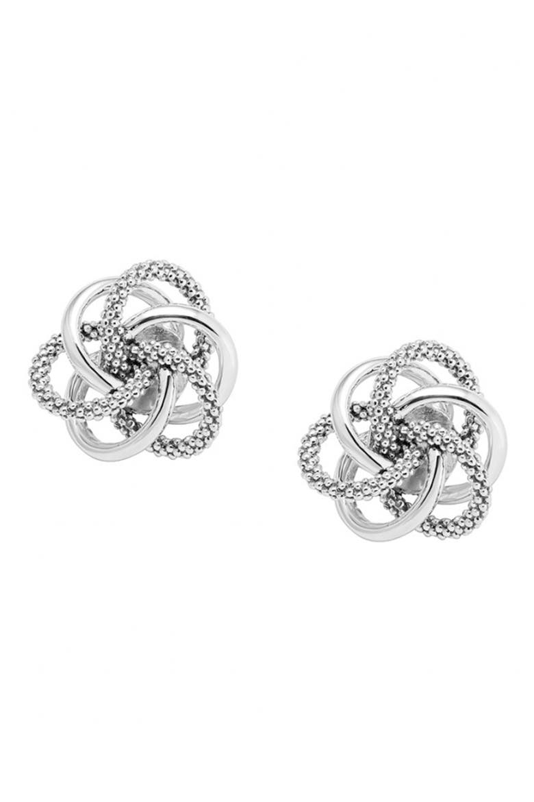 Caviar™ Stud Earrings, Main, color, STERLING SILVER