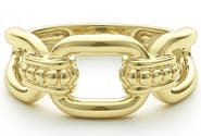 LAGOS Signature Caviar Oval Link Ring