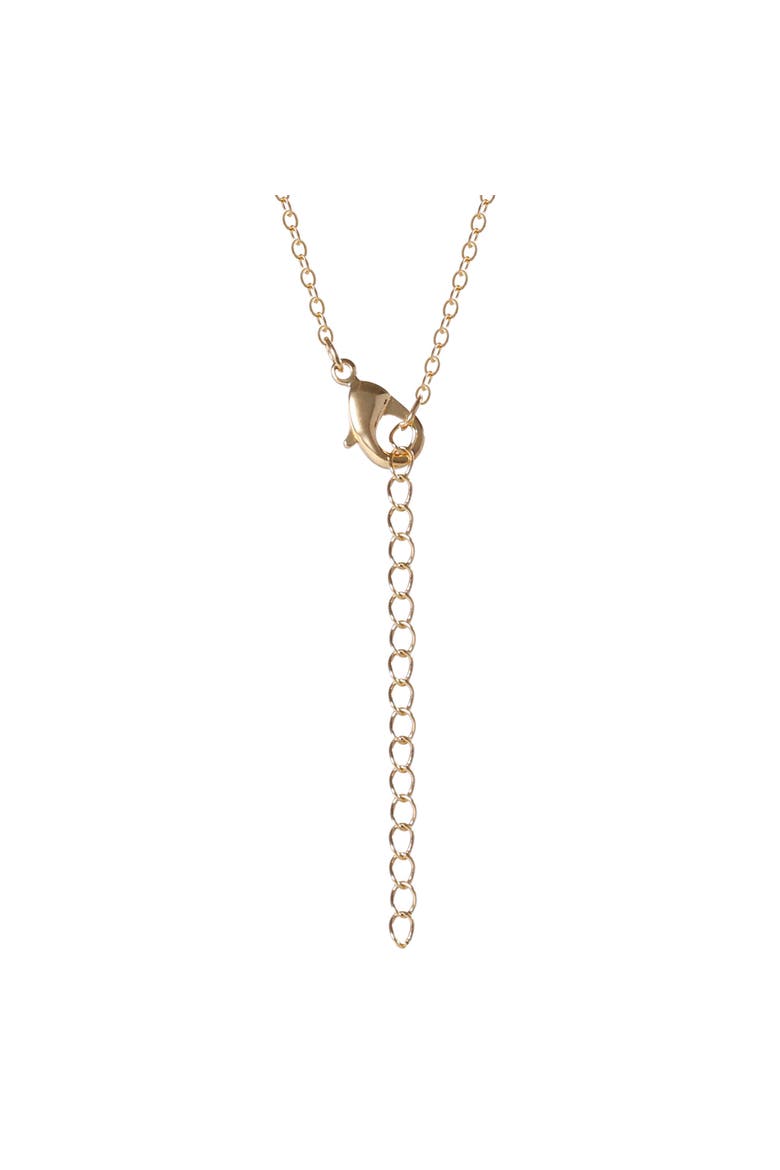 Christmas Santa Pendant Necklace, Alternate, color, Gold, White, Red