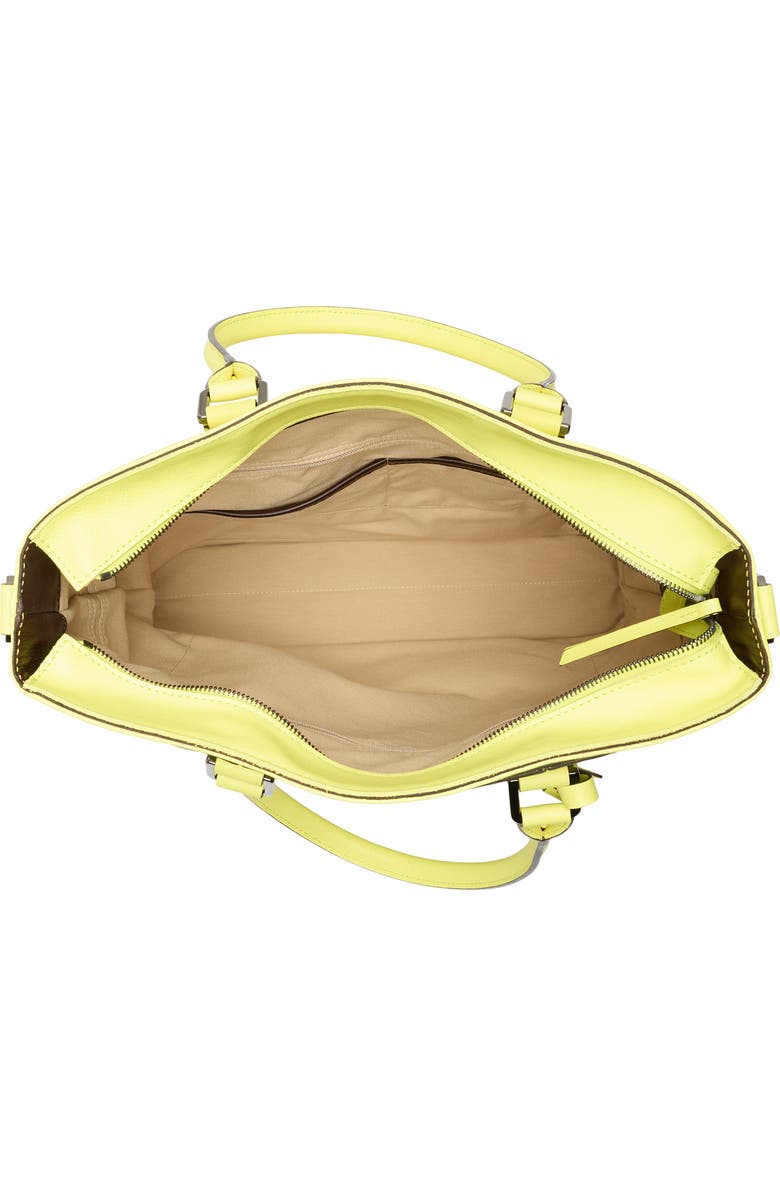 Longchamp LC3D N/S Leather Tot Bag, Alternate, color, Neon