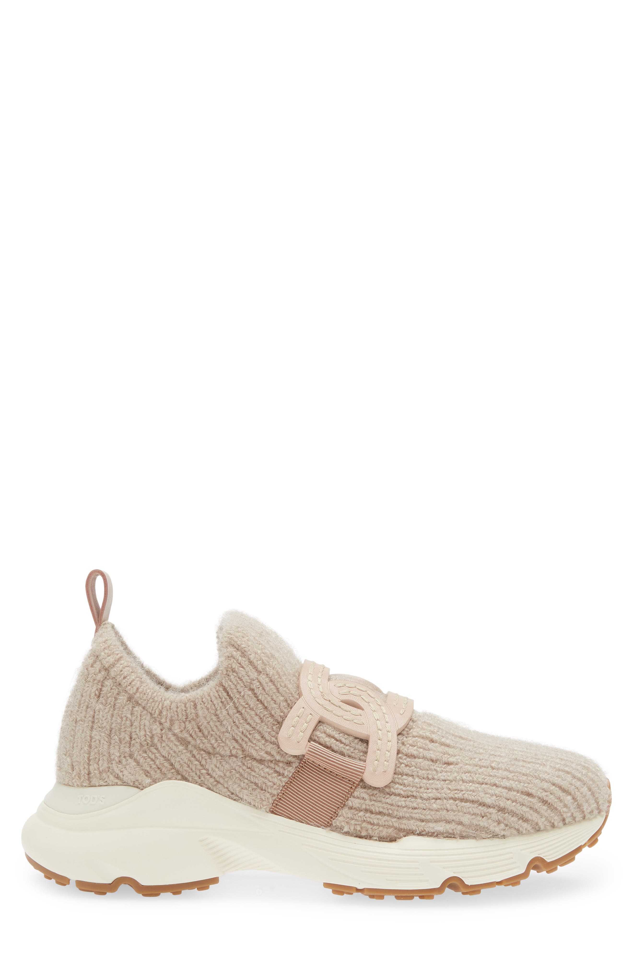 Tod
s Kate Knit Slip-On Sneaker, Alternate, color, 
