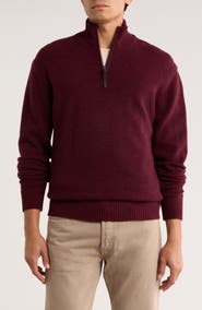 Rodd & Gunn Gammons Wool Quarter Zip Sweater