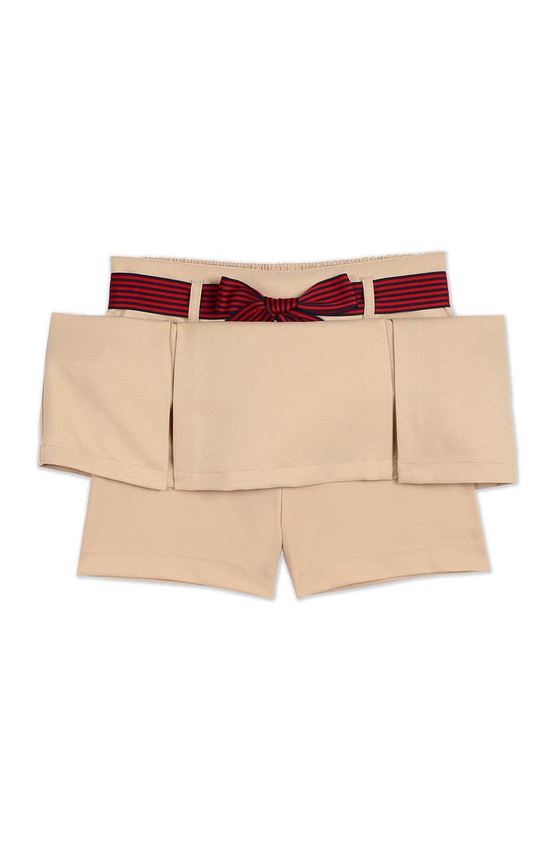 Nautica Uniform Striped Bow Pleated Scooter, Main, color, 