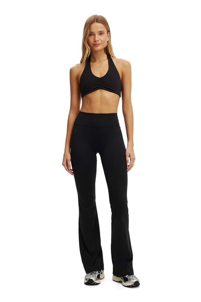 Women's Active Ultra Luxe Invisible Scrunch Flare, Alternate, color, Black