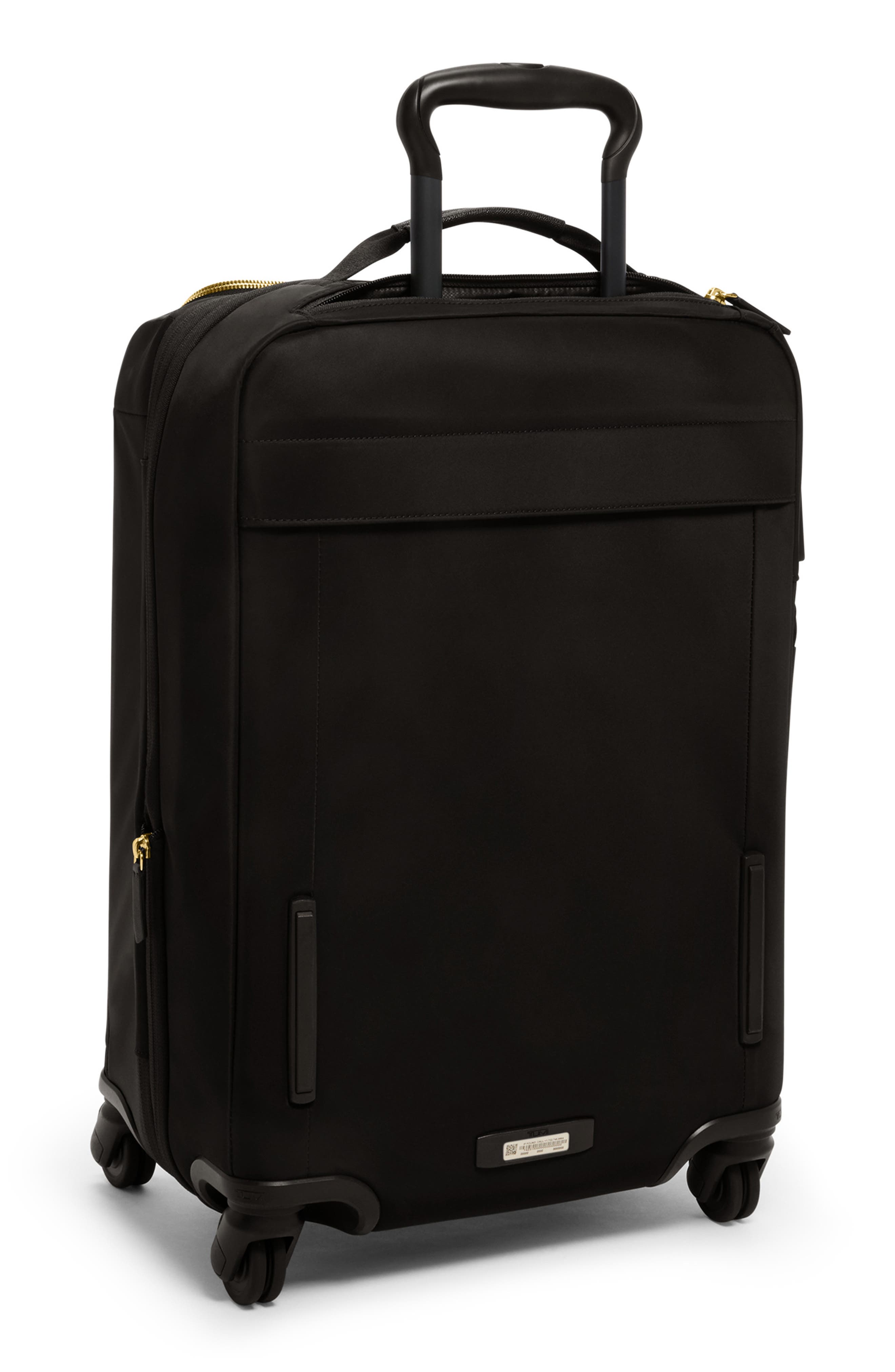 TUMI Voyageur Léger 22-Inch International Wheeled Carry-On, Alternate, color, Black/ Gold