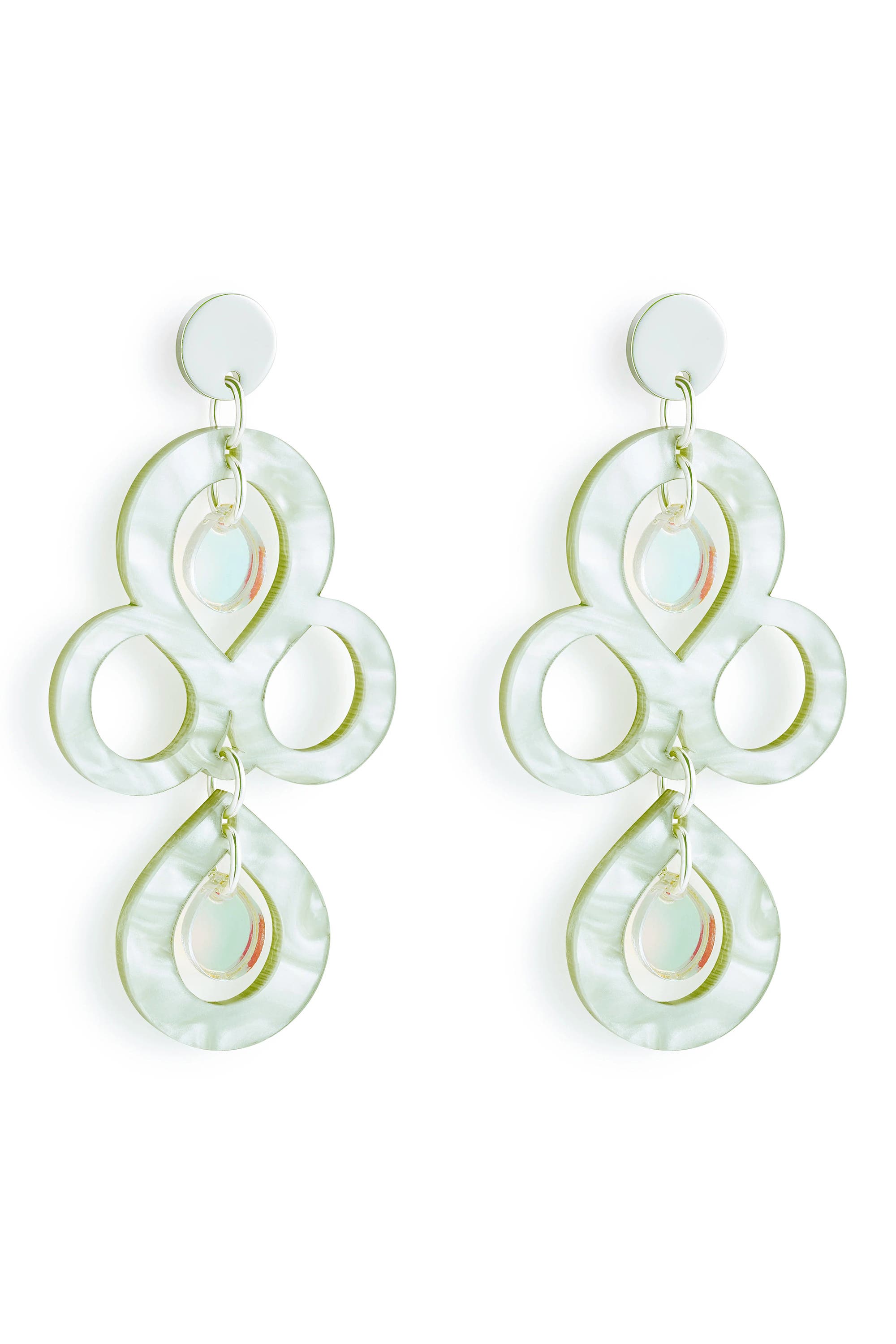 selected Regent Green & Iridescent